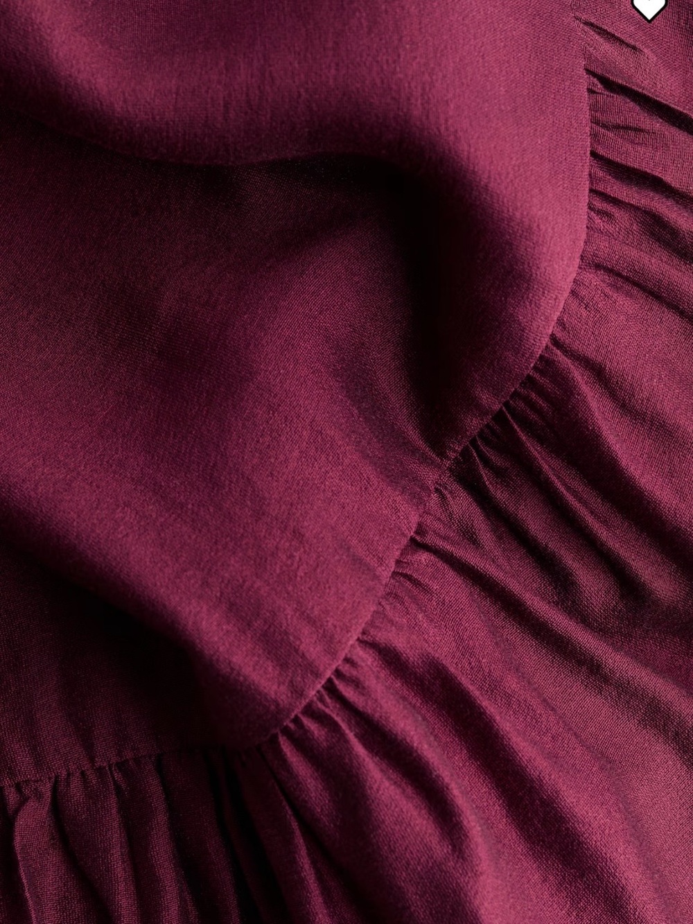 H&M Wine Ruffle Maxi Dress - Picture 6 of 10